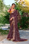 Vrinda Vol 7 By Kashvi Marshmello Bandhej Saree Wholesale Price In Surat
